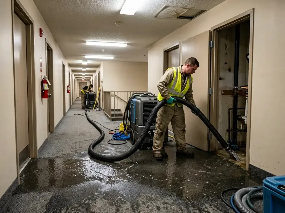 multi-unit-apartment-hallway-f-005 — frequently asked questions, Emergency Burst Pipe Water Extraction & Removal in Yorketow…